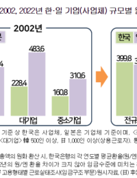 “韓 임금수준 日보다 높아졌으나 규모간 격차는 더 확대”