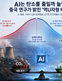 초기엔 뿜어내다, 나중엔 줄인다…AI의 ‘∩자형’ 탄소 배출 패턴