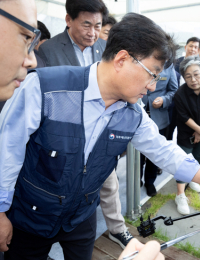 용인 반도체 산단 전력 공급 11년 앞당긴다… 김성환 장관, 현장 점검